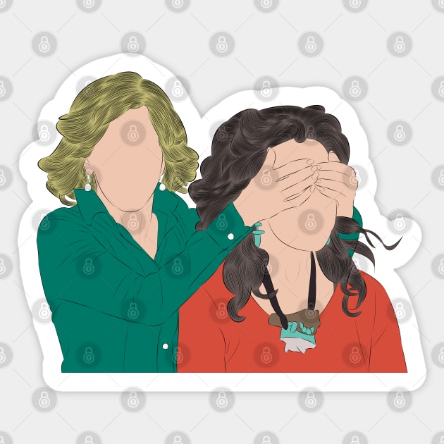 Grace and Frankie Sticker by LiLian-Kaff